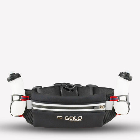 Ceinture d'hydratation Gato 2 flasques noir taille unique