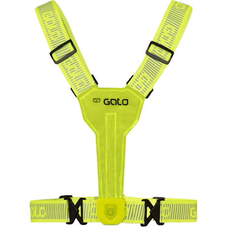 Outwet gato gilet ultra led usb taille unique jaune fluo