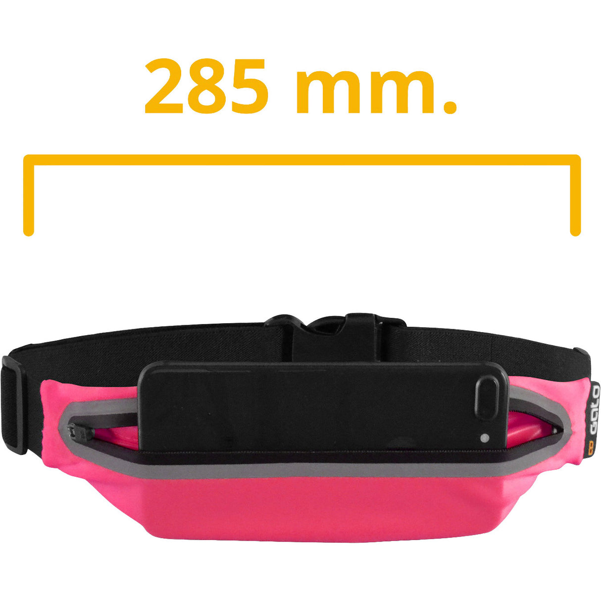 Ceinture de sport Outwet Gato imperméable rose vif taille unique