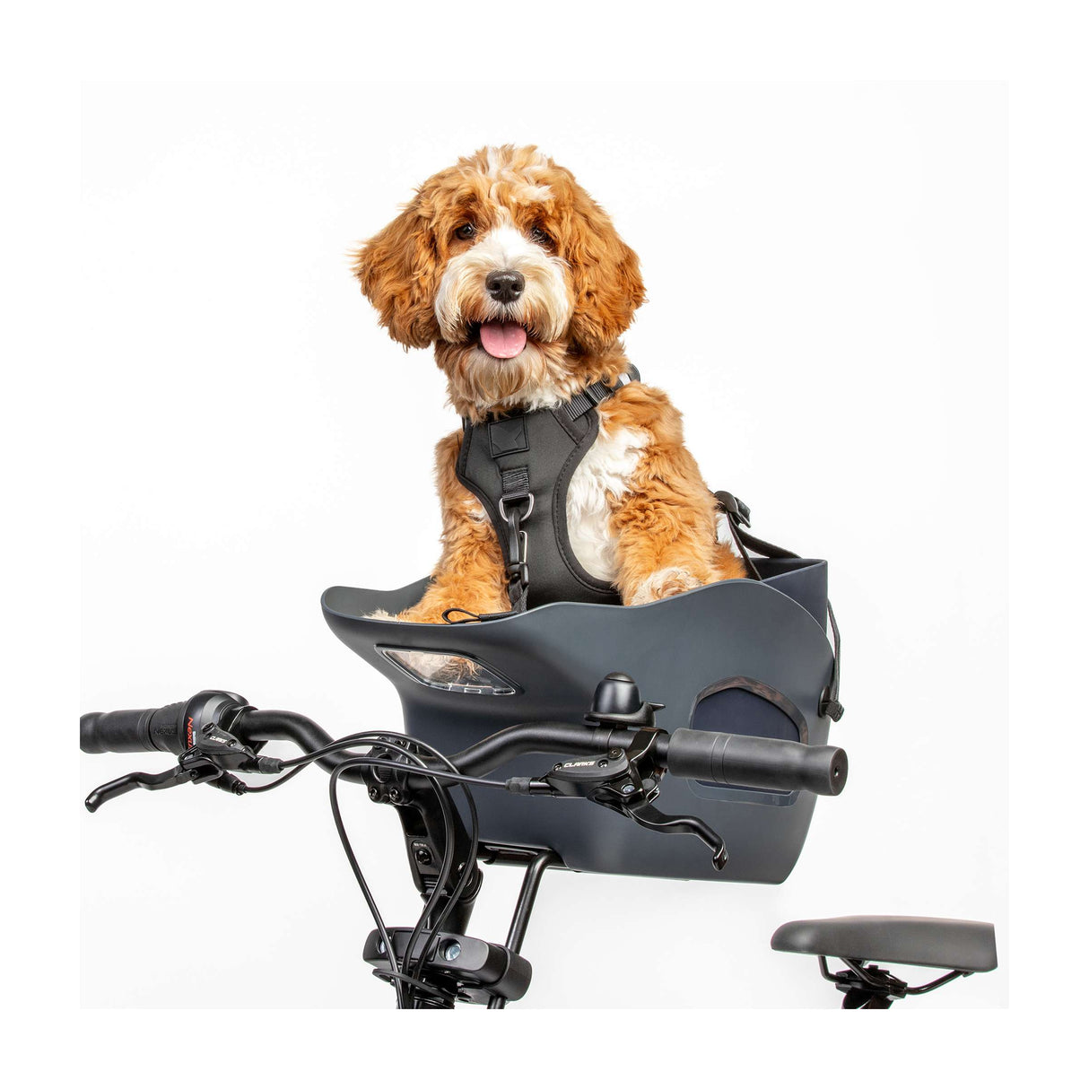 Kvisp lit pour chien avec harnais s gris nuit