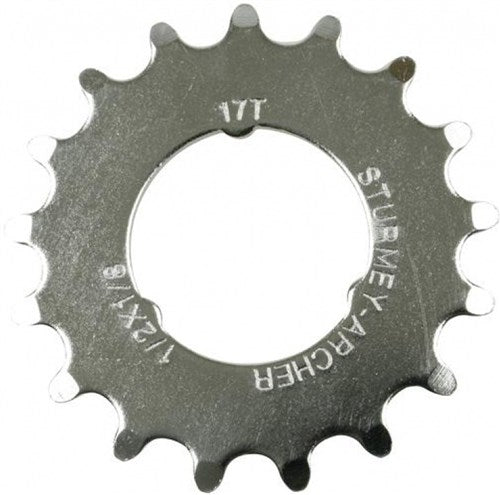 Sturmey-archer europe n.v. pignon sturmey archer 17 dents - modèle plat 1 8 - chromé