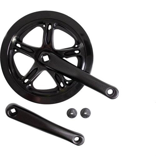 Crank set 52t Spieloos Black + chain edge