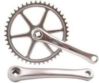 CRANKET Fausto 44T-170 mm Alu Silver