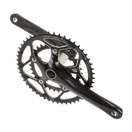 Pédalier M-wave race double 10v 50 34t Hollowtec2 noir 172,5mm