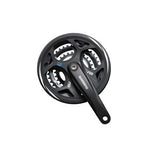 Shimano pédalier altus m311 7 8v 48-38-28t 175 mm noir
