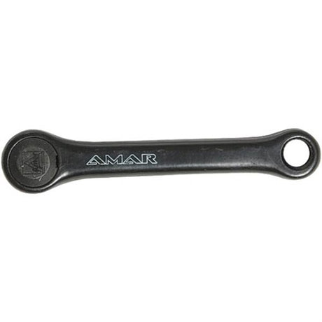 Pédalier Pieper manivelle gauche 4 bords 125mm acier b