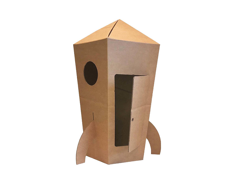 Kartent cardboard playhouse rocket