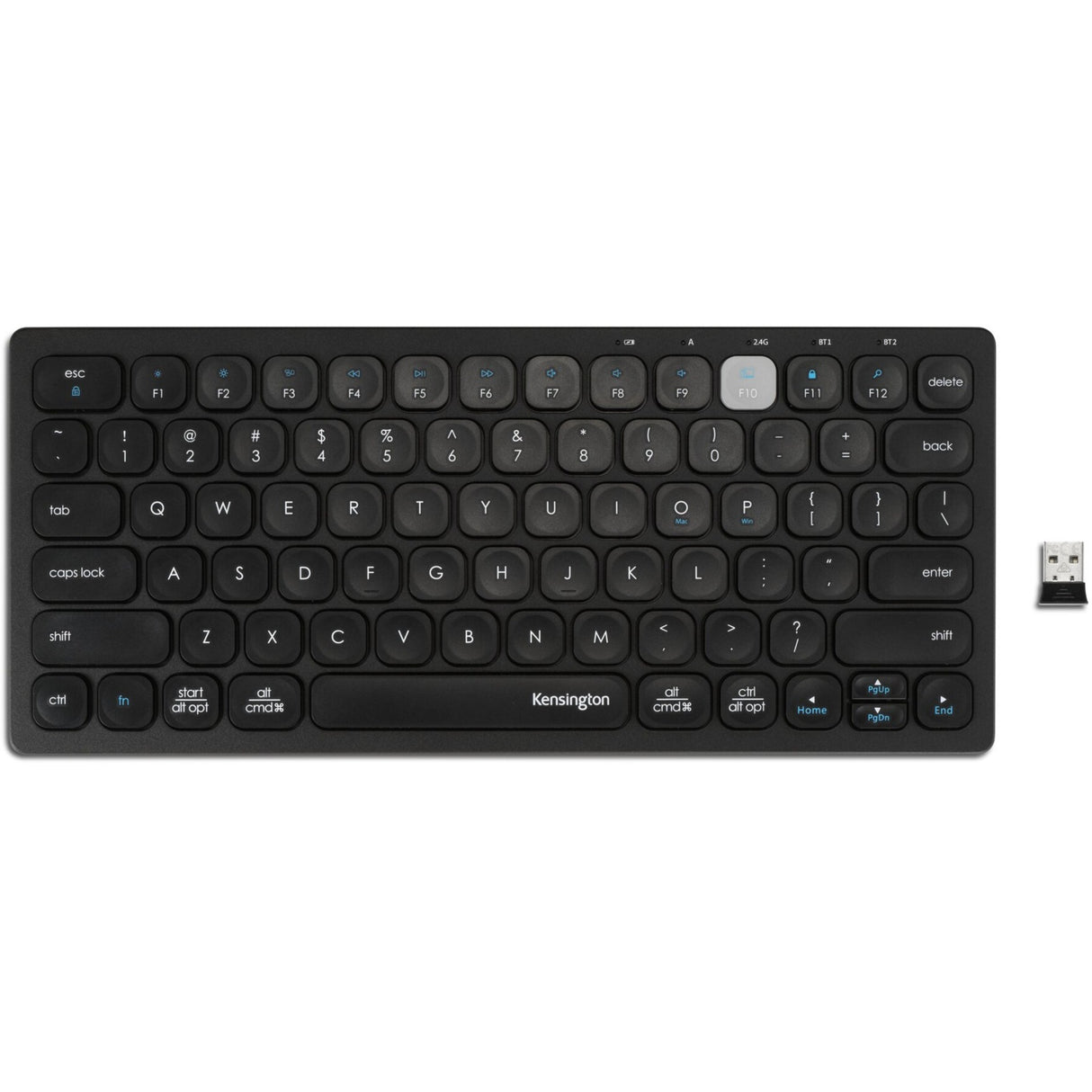 Clavier compact sans fil double multi-appareils Kensington