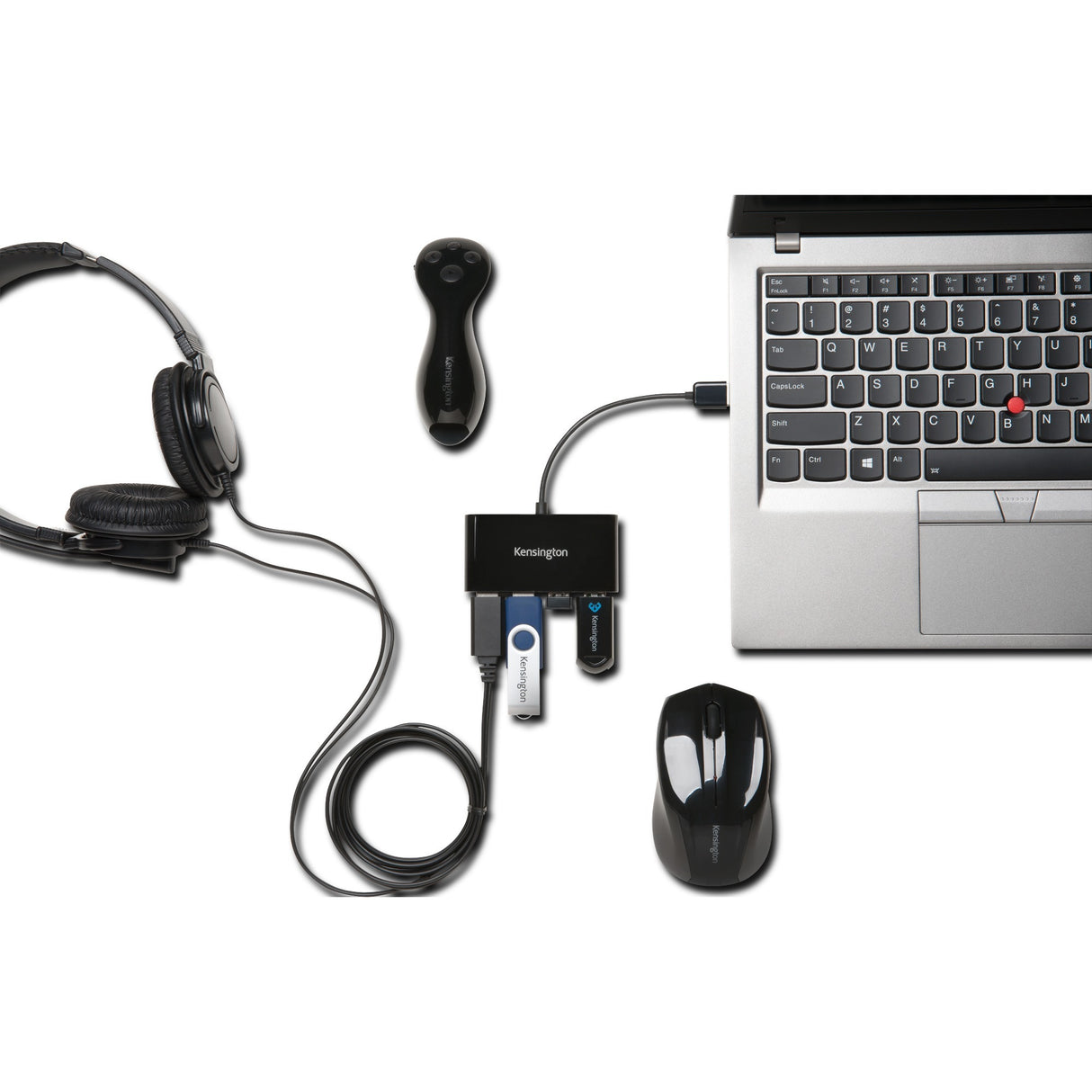 Hub Kensington USB 2.0 avec 4 portes