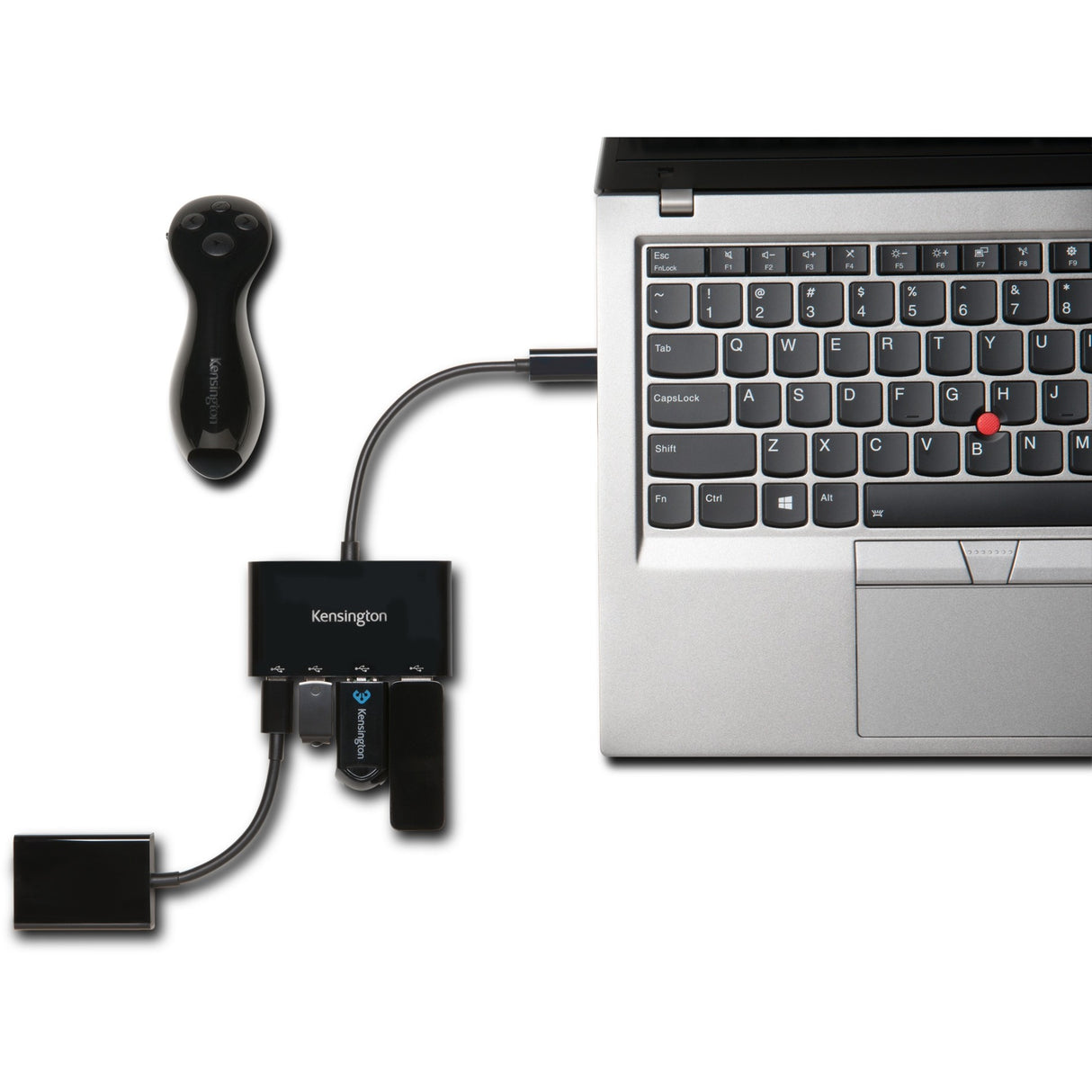 Hub Kensington USB-C à 4 ports