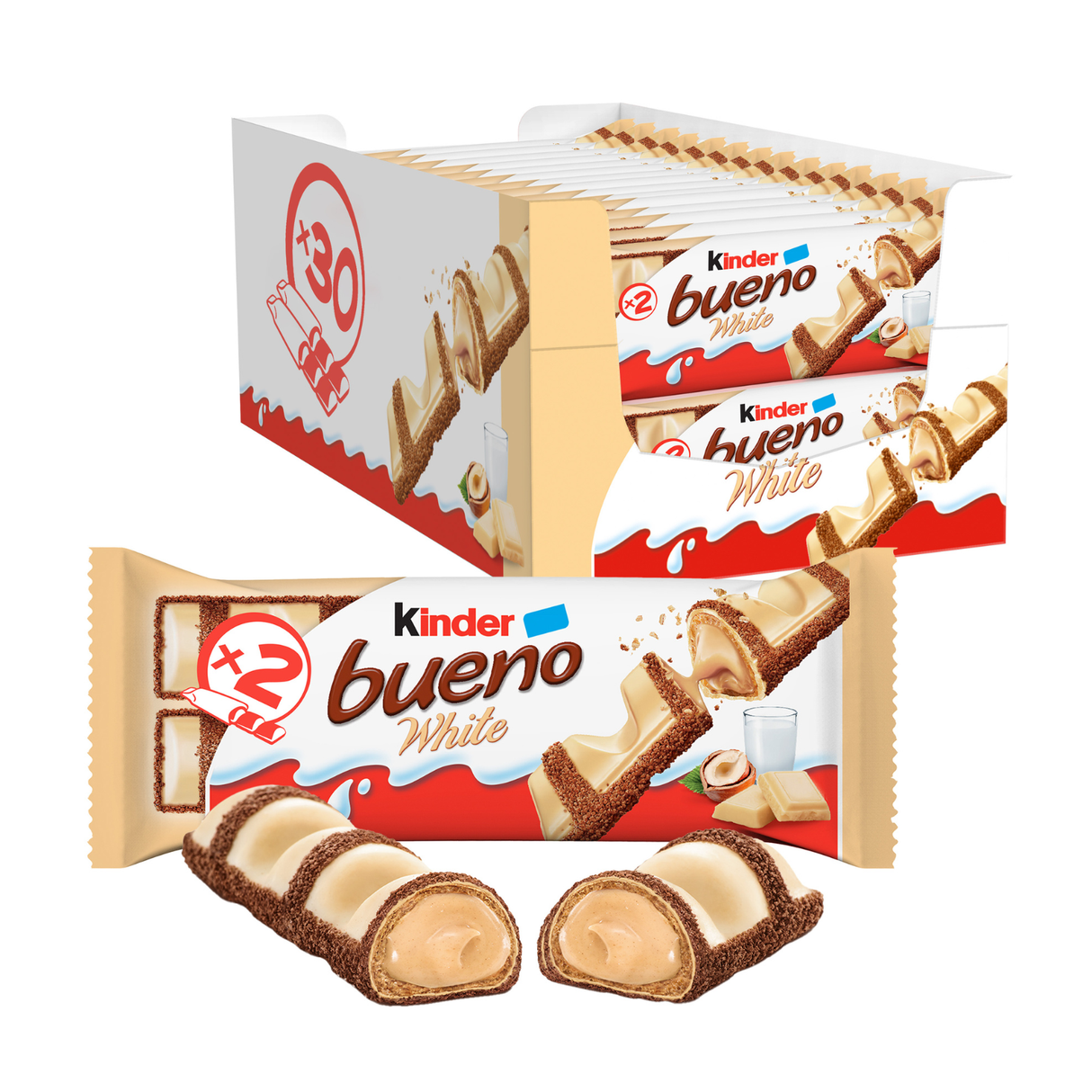 Children's bueno white t2 (30 pieces)