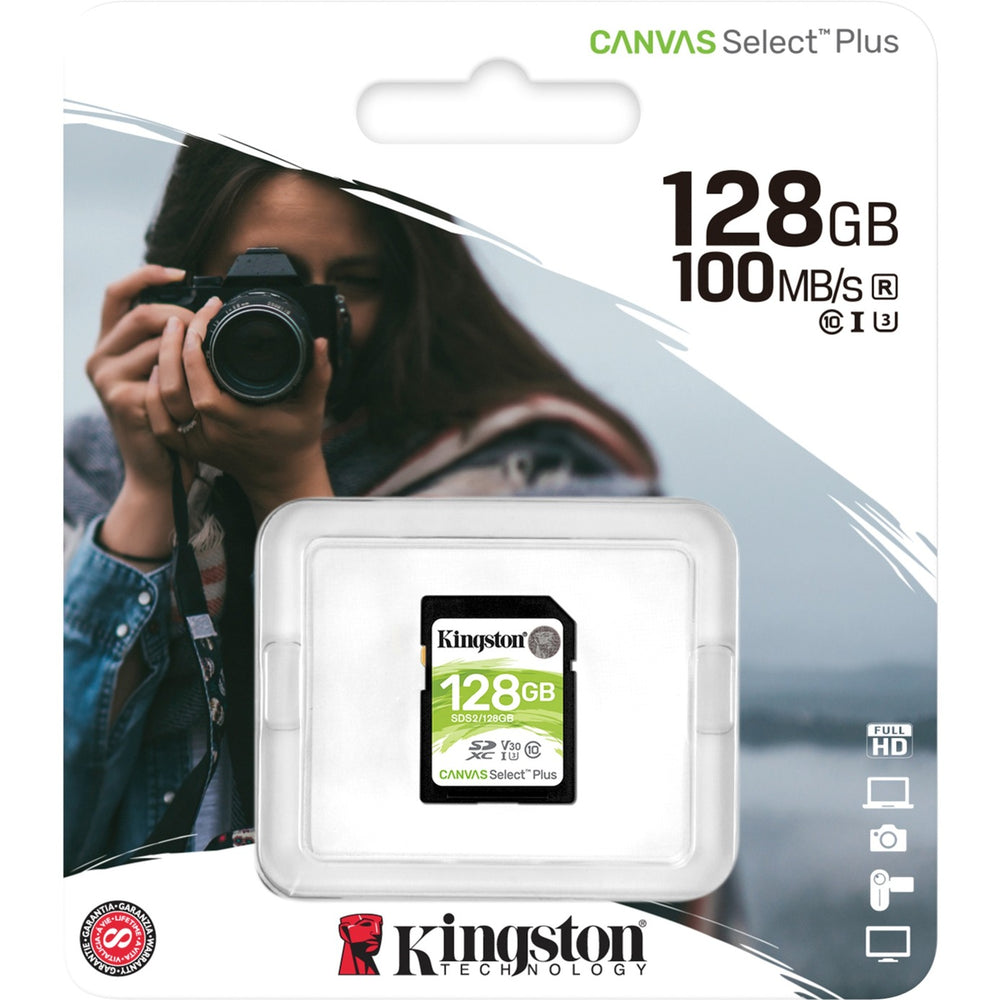Kingston Canvas Select Plus SDXC 128 Go