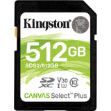 Kingston Canvas Select Plus SDXC 512 Go