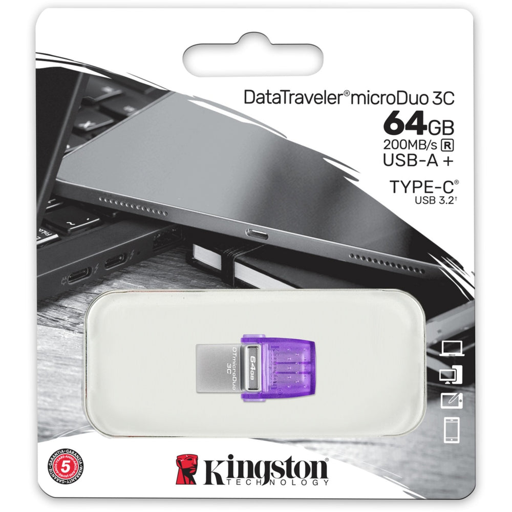 Kingston DataTraveler Microproovo 3c 64 Go