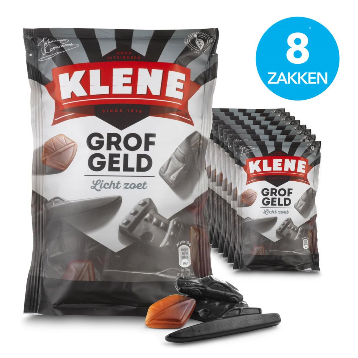 Klene gros argent (8x 210gr)