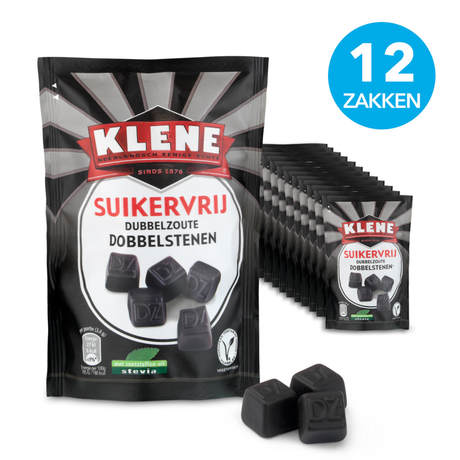 Sachet de dés double sel sans sucre Klene (12x 110gr)