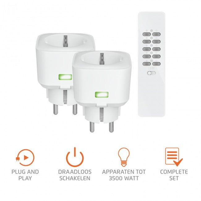 Click click ACC2-3500R Compact socket switch set