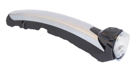 Headlight Gazelle Fenderlight V2 Hub Dynamo - Silver Black