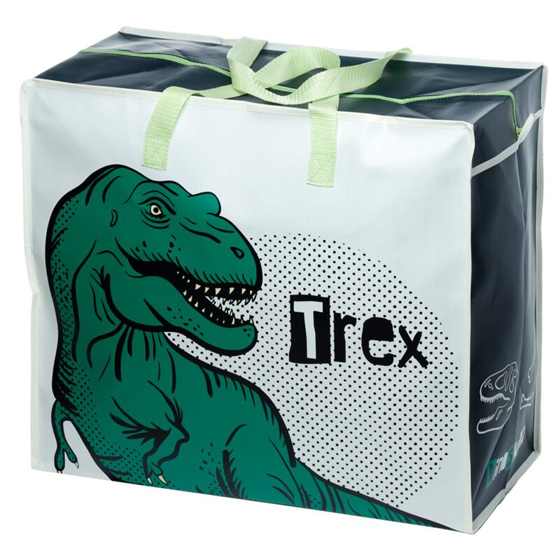 Dinosaure - sac de rangement sac à linge avec fermeture éclair