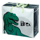 Dinosaure - sac de rangement sac à linge avec fermeture éclair