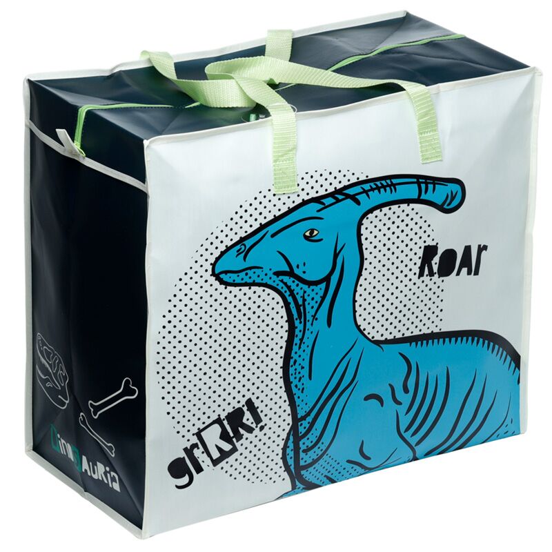 Dinosaure - sac de rangement sac à linge avec fermeture éclair