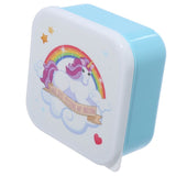 Set 3 lunch box S M L - Enchanteur Licorne Arc-en-ciel
