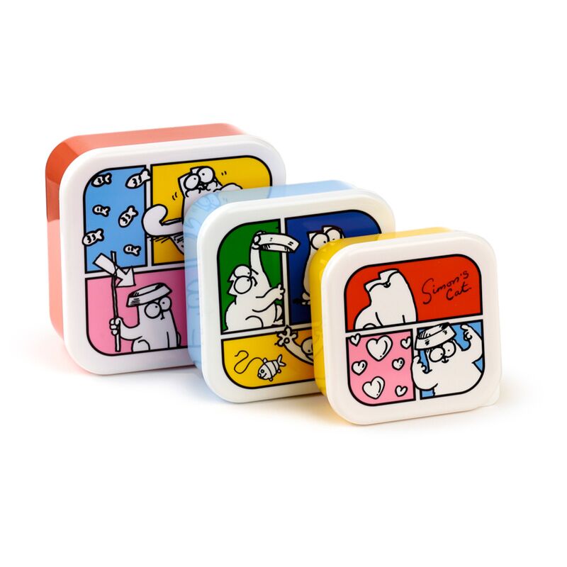 Set 3 lunch box m l xl - le chat de simon 2024