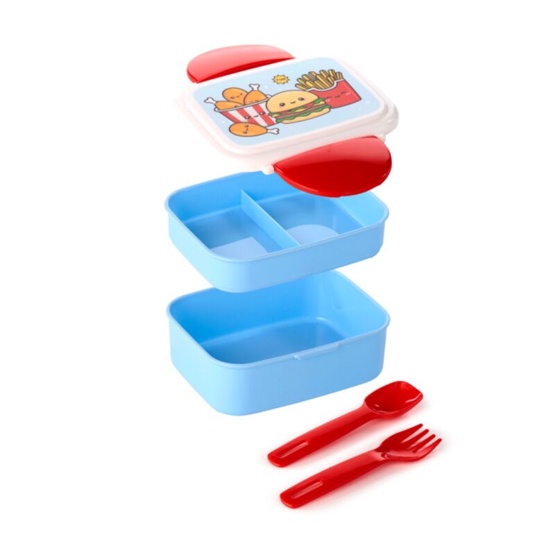 Foodiemals clip bento box boîte à lunch couverts
