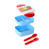 Foodiemals clip bento box boîte à lunch couverts