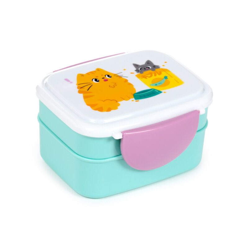Beans co cats clip boîte à bento boîte à lunch couverts