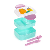Beans co cats clip boîte à bento boîte à lunch couverts