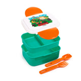 Union minecraft sss boom clip bento box boîte à lunch couverts