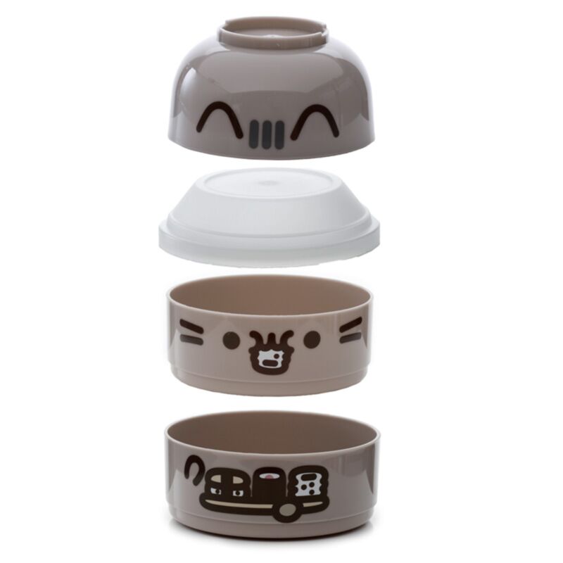 Pusheen - boîte à lunch bento ronde empilée