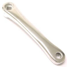 Manivelle Fausto Dotek | aluminium | gauche | 170 mm | argent