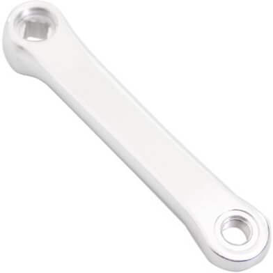 Pièces de cycle Hulzebos b.v. manivelle gauche 152 mm. aluminium argent
