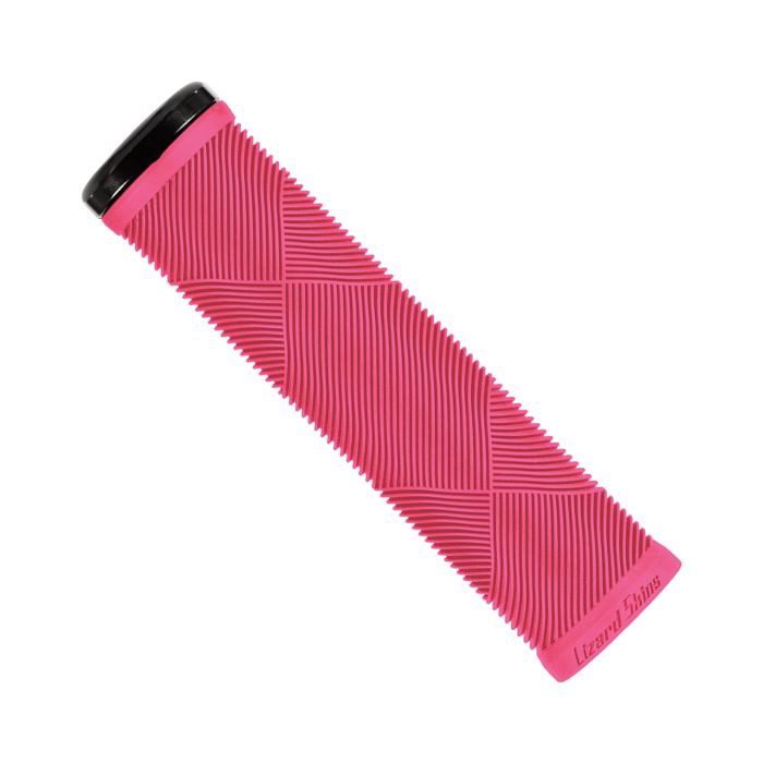 Strates en peaux de lézard - simple verrouillage - rose fluo