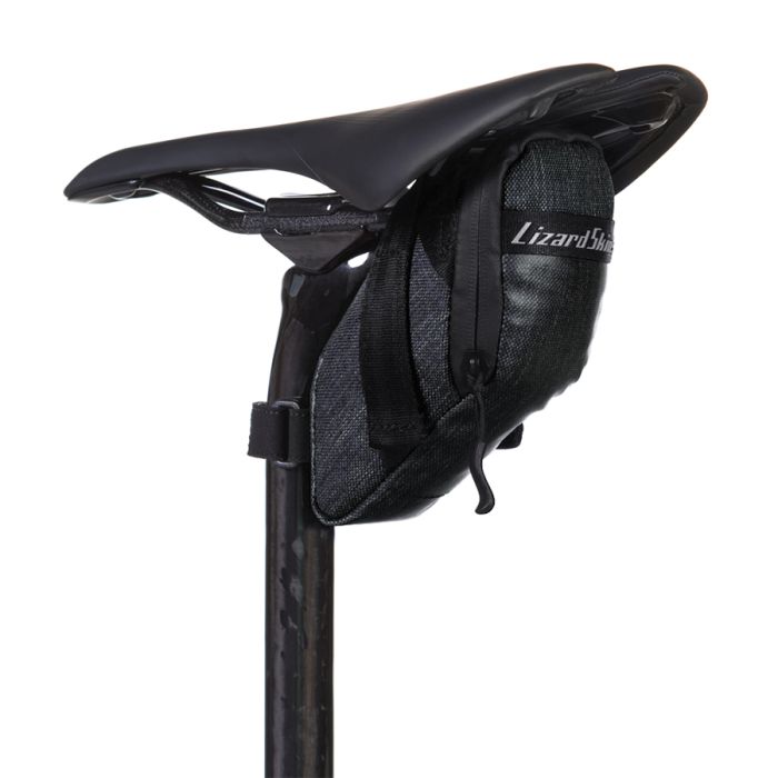 Skins de lézard Skins Lizard Cache Saddle Sac Black