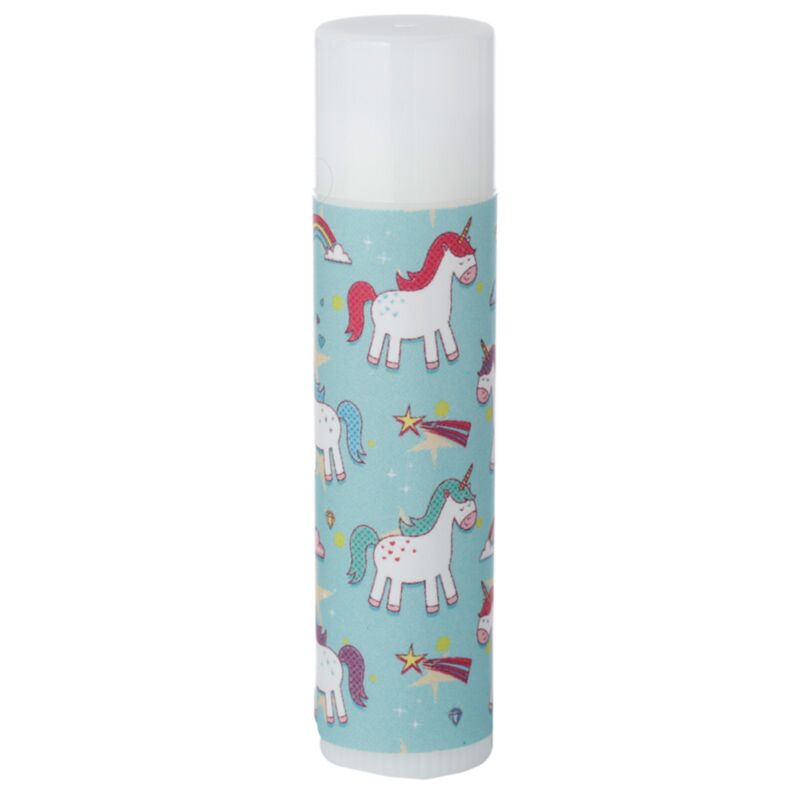 Stick baume à lèvres licorne arc-en-ciel - barbe à papa