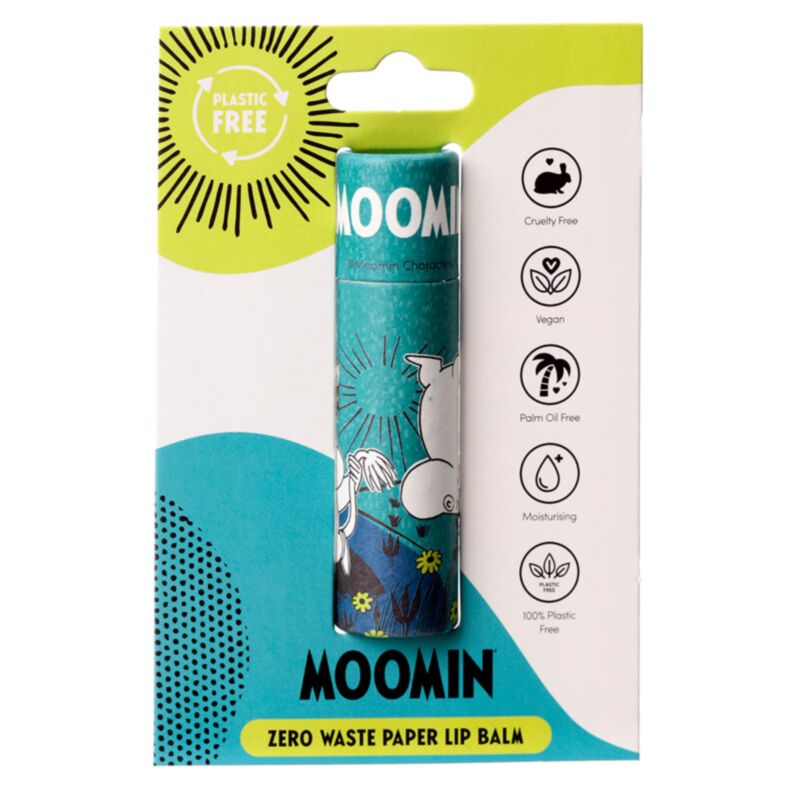 Stick baume à lèvres en papier Moomin - fraise