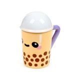 Boba le couvercle de tasse de mals gourmand de thé à bulles
