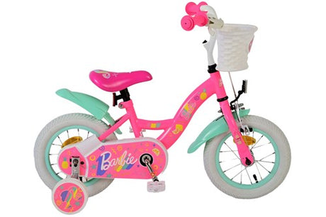 Vélo enfant Volare Barbie - filles - 12 pouces - rose