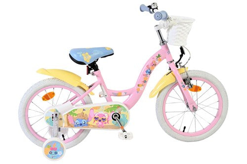 Vélo Disney Stitch 16 pouces rose 20608