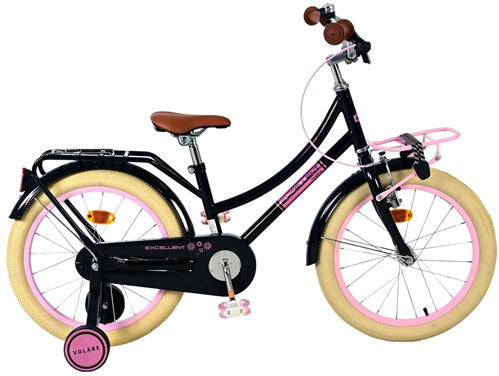 Excellent vélo pour enfants Volare - filles - 18 pouces - noir