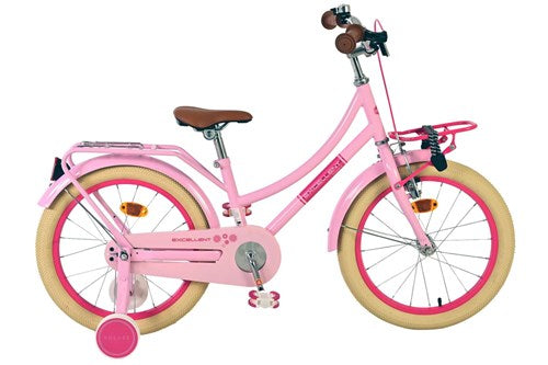 Excellent vélo pour enfants Volare - filles - 18 pouces - rose - assemblé à 95%
