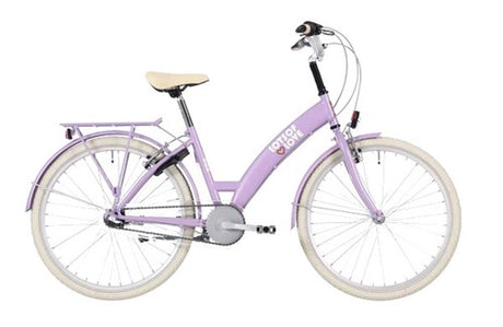 Bikefun vélo amusant 24 pouces vélo pour filles Beaucoup d'amour 3v lilas mat