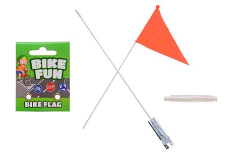 Johntoy John jouet vélo amusant vélo drapeau orange