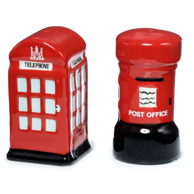 Boîte aux lettres téléphonique de Londres, ensemble sel et poivre