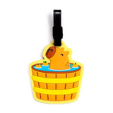 Etiquette valise pvc Capybara