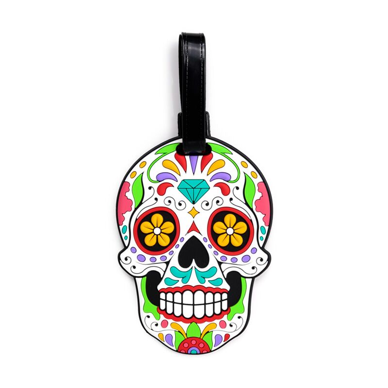 Etiquette valise pvc Dia de los muertos