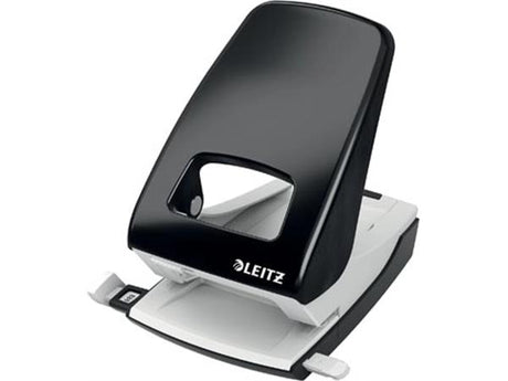 Perforatrice de bureau Leitz - perfore jusqu'à 40 feuilles - pour dossiers et classeurs à anneaux - noir